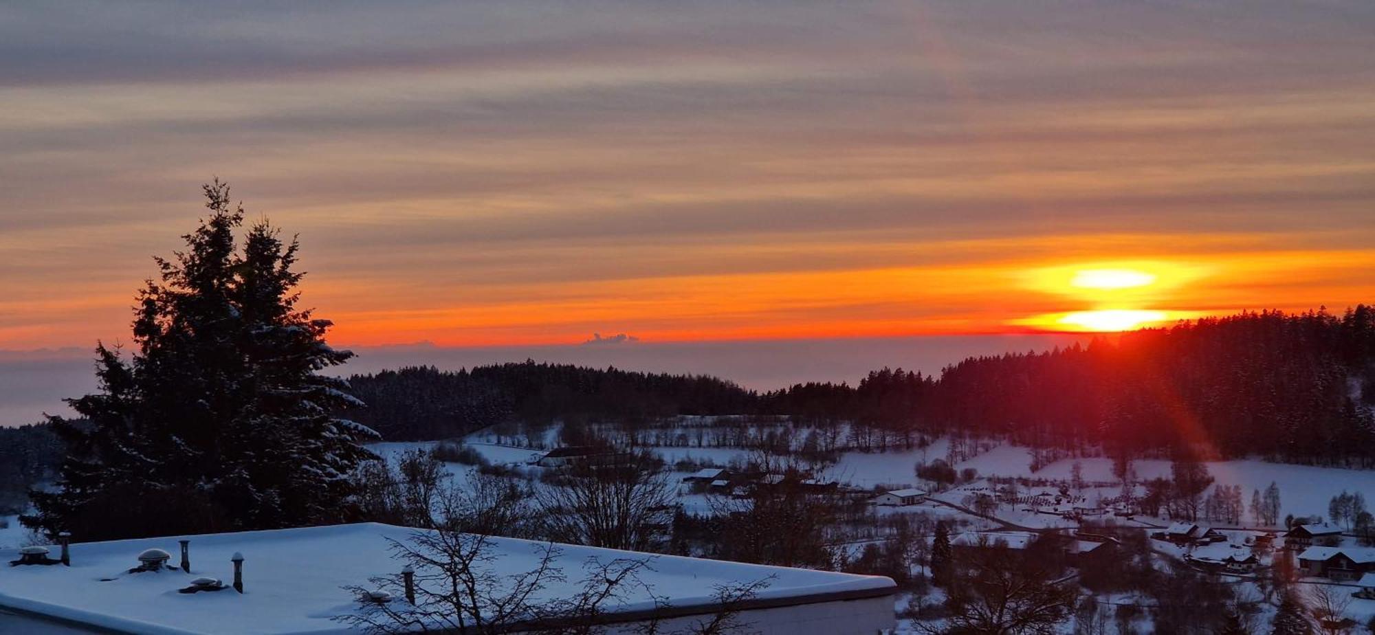 Pools, Sauna Und Balkon Mit Panoramablick Sankt Englmar Kültér fotó