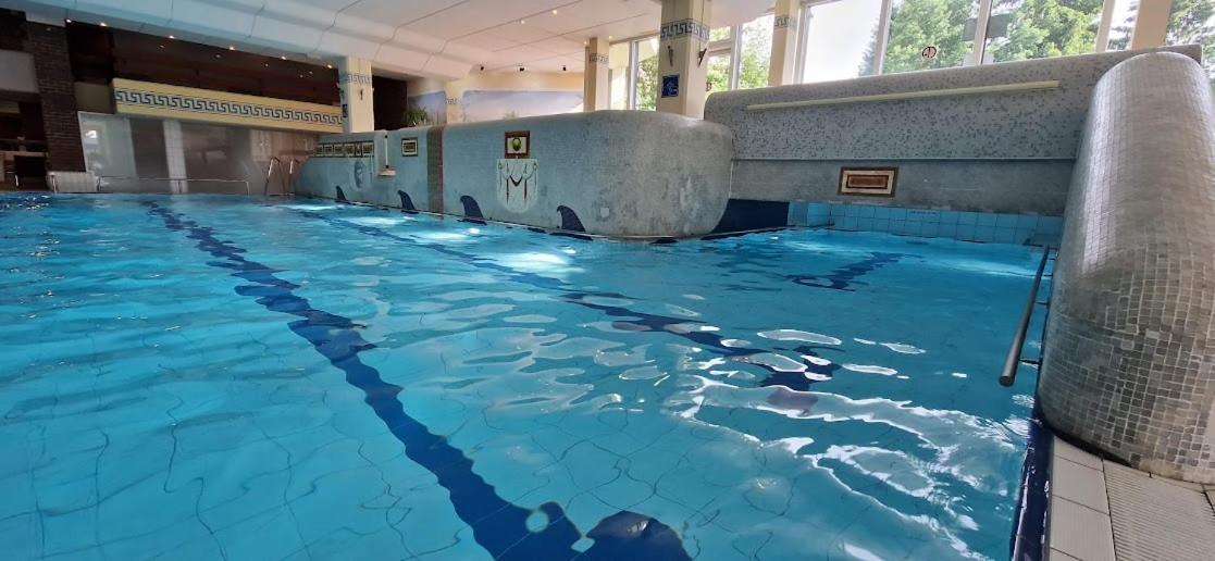 Pools, Sauna Und Balkon Mit Panoramablick Sankt Englmar Kültér fotó