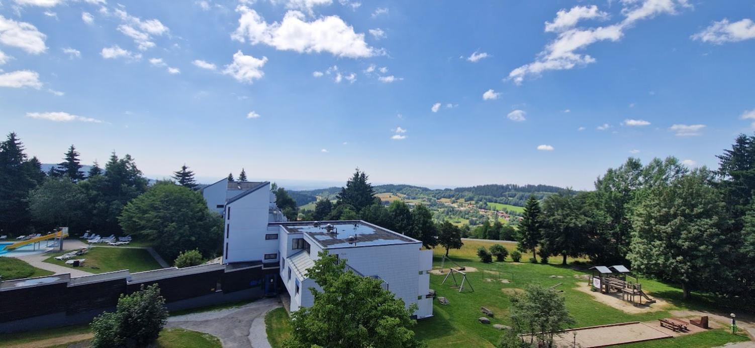 Pools, Sauna Und Balkon Mit Panoramablick Sankt Englmar Kültér fotó